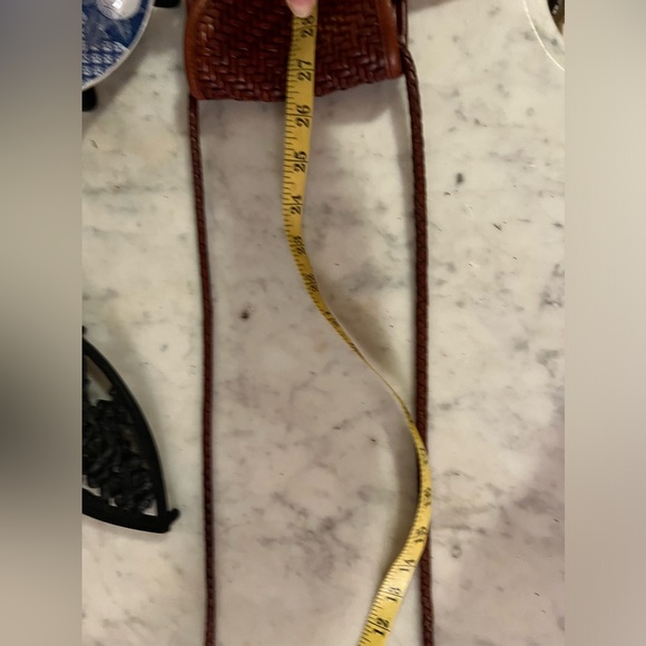 Small Mini Reptile Basket Weave Brighton Crossbody - Picture 4 of 7